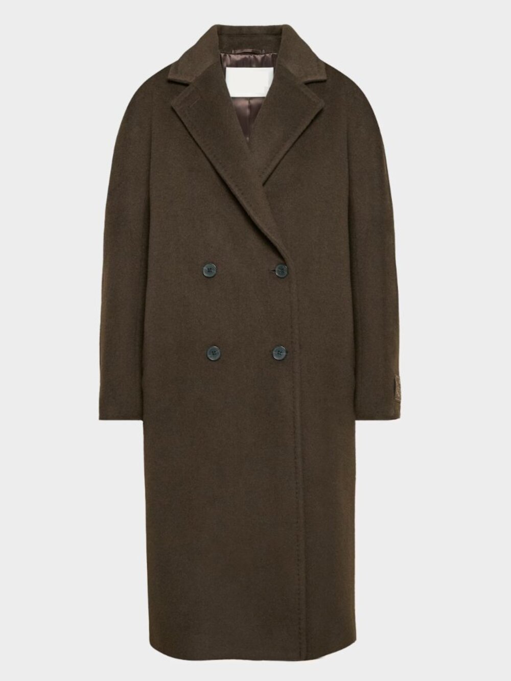 Aritzia Babaton The Slouch Coat Italian Camel Wool Brown Size L Retail $375.00 - Picture 9 of 16